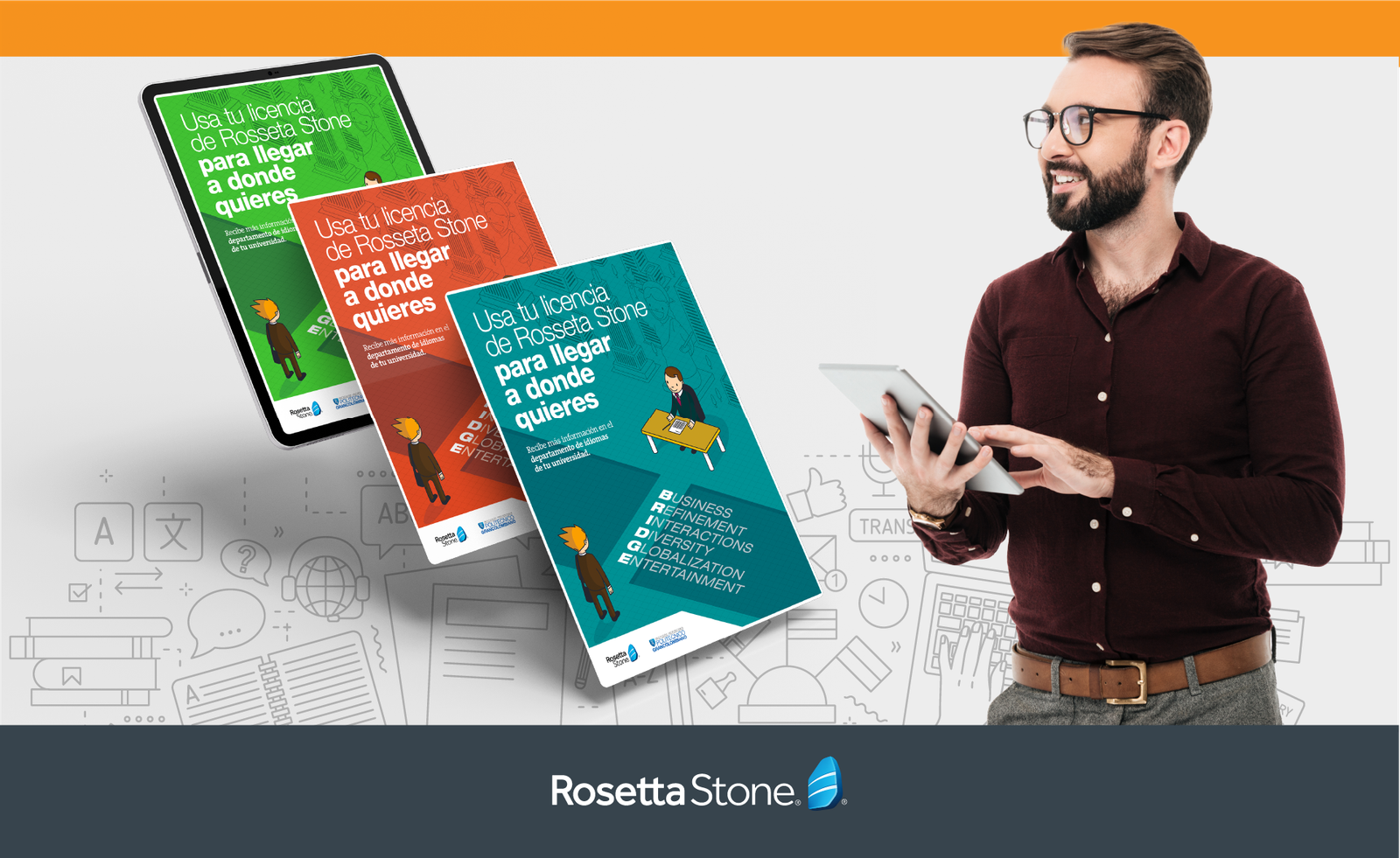 Rosetta Stone — campaign pieces
