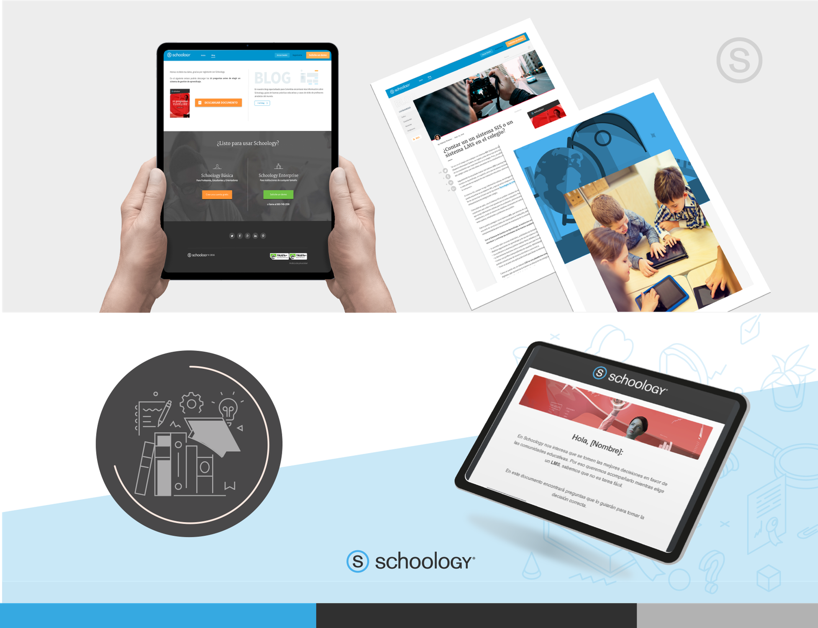 Schoology — campaign pieces