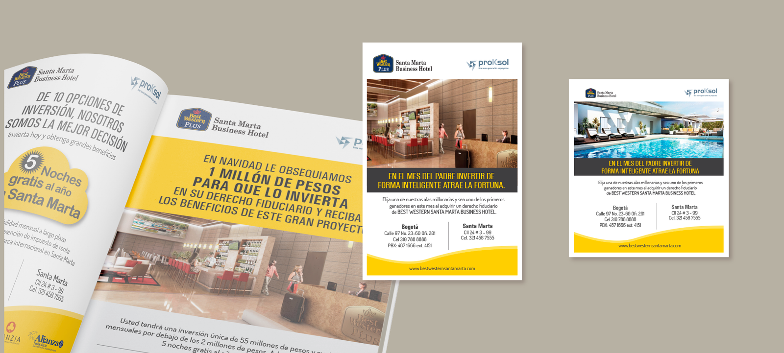 Best Western —campaign pieces